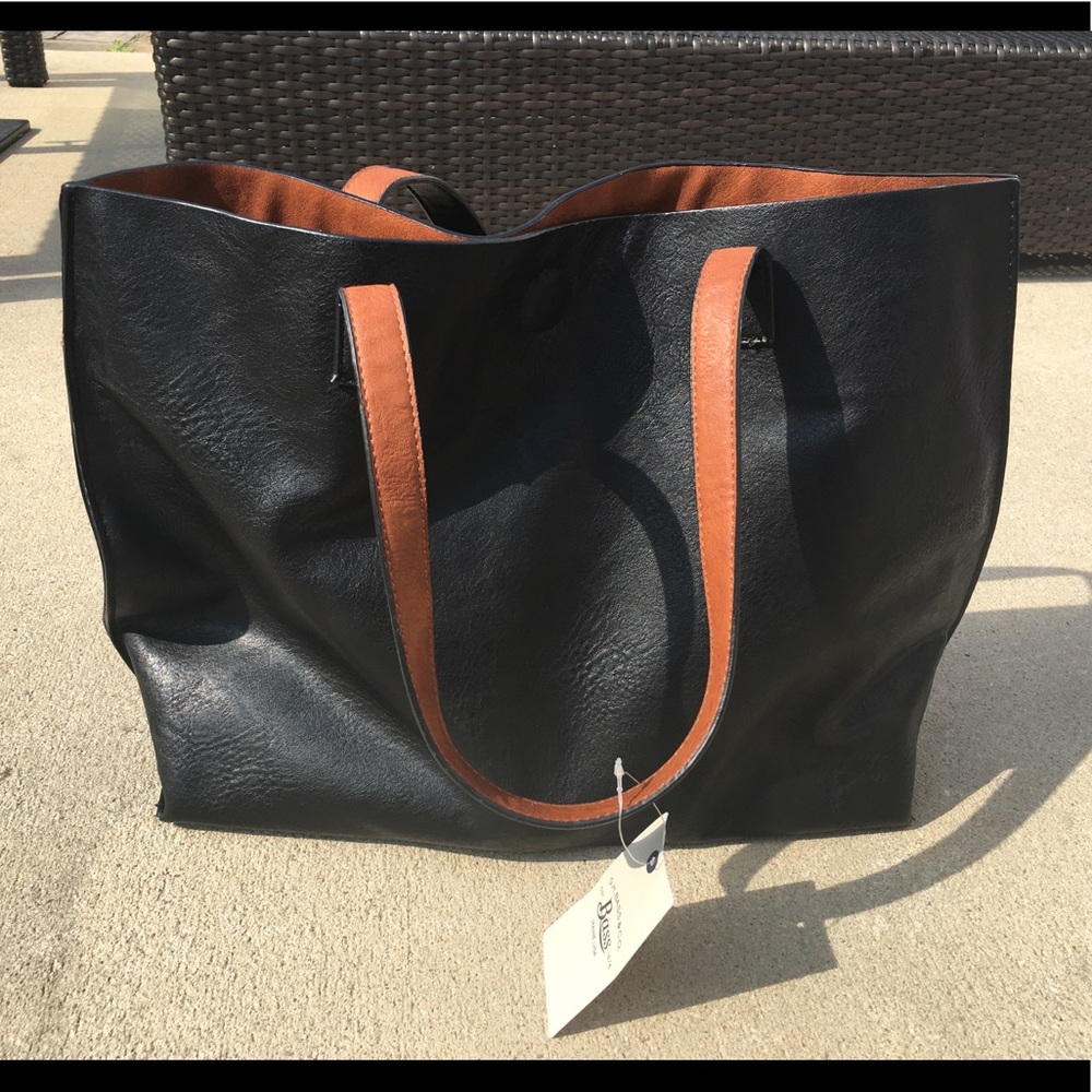 Bass leather tote - Picture 1 of 5